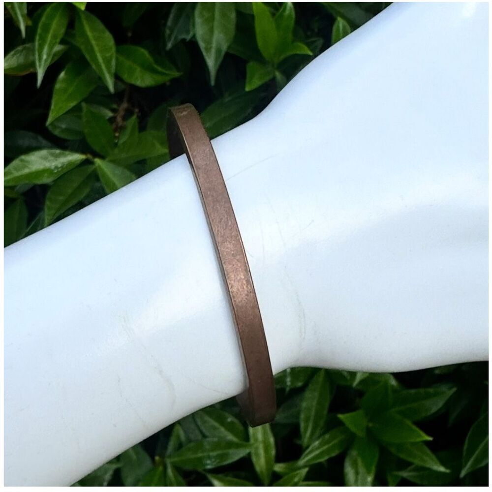 Copper bangle bracelet